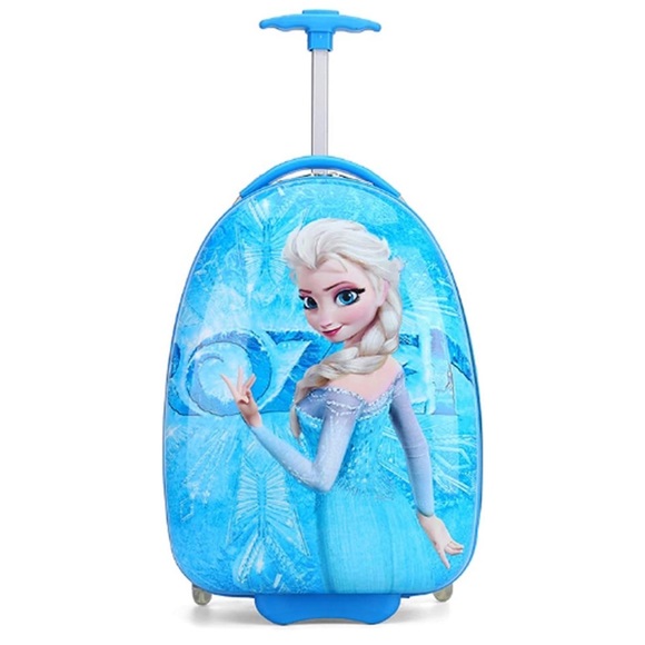 Disney Accessories Elsa Snow Princess Kids Carry On Roller Travel
